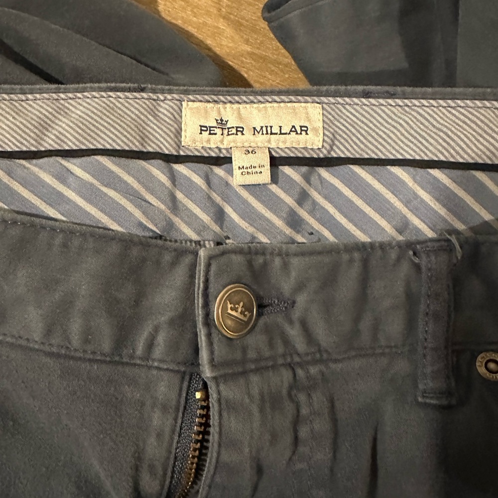Peter Millar Blue Trousers. 36x30